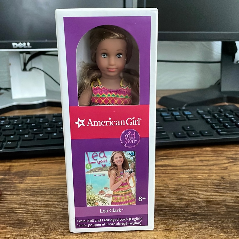 Brand New, Never Opened Mini Lea Clark American Girl Doll